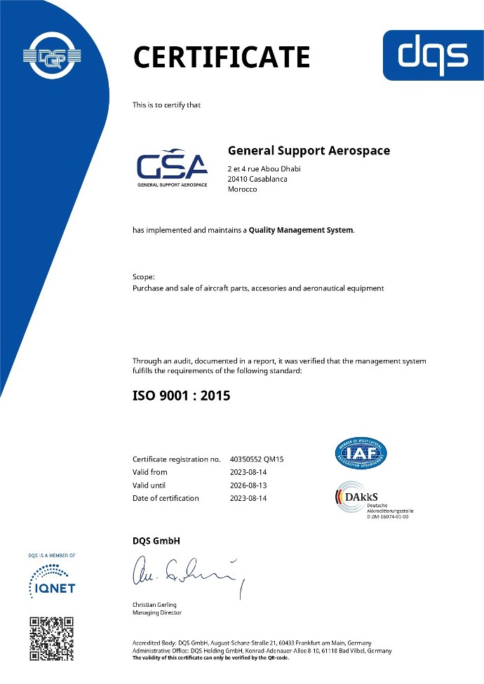 GSA ISO 9001 GSA ISO 9001 V2015